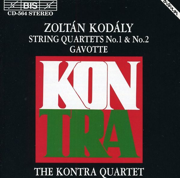 Zoltan Kodaly: Streichquartette Nr.1 & 2 (CD)