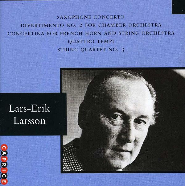 Lars-Erik Larsson: Saxophonkonzert op.14 (CD)