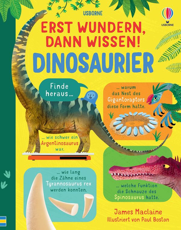 Erst wundern, dann wissen! Dinosaurier - James Maclaine (Buch)
