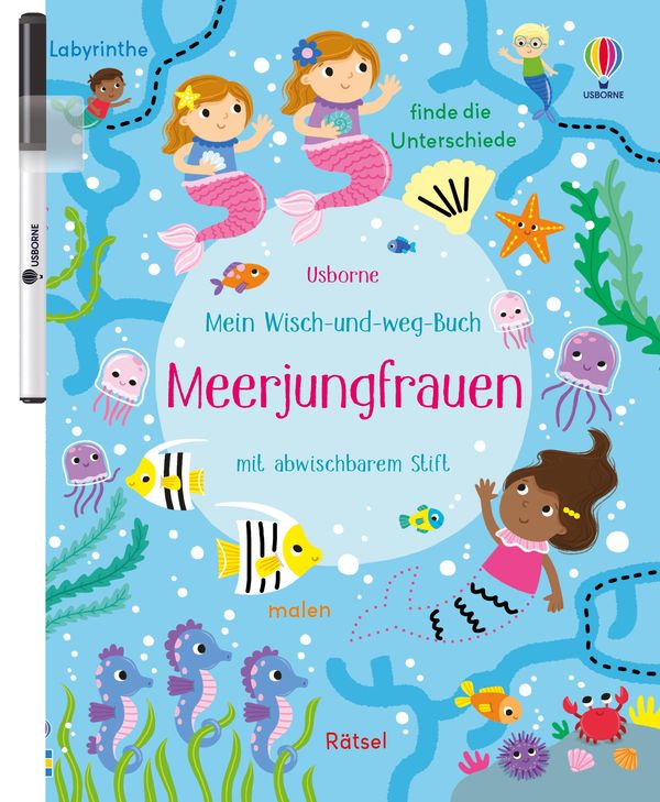 Mein Wisch-und-weg-Buch: Meerjungfrauen - Kirsteen Robson (Buch)