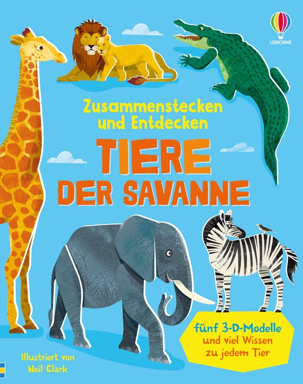 Zusammenstecken und Entdecken: Tiere der Savanne (Buch)