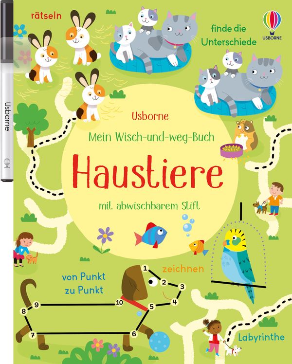 Mein Wisch-und-weg-Buch: Haustiere - Kirsteen Robson (Buch)