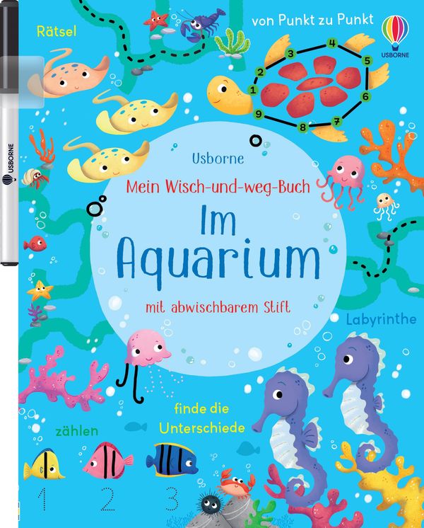 Mein Wisch-und-weg-Buch: Im Aquarium - Kirsteen Robson (Buch)