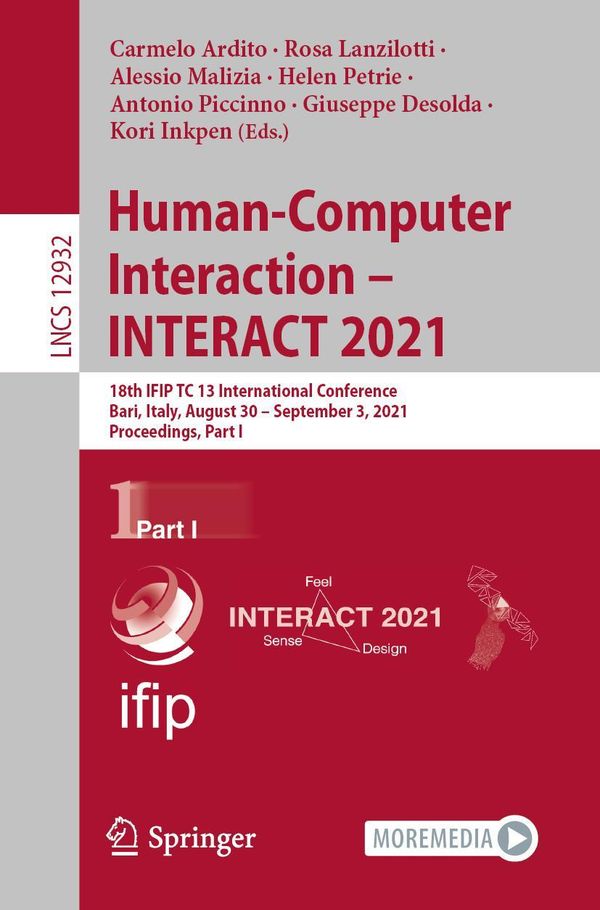 Human-Computer Interaction - INTERACT 2021 (Buch)