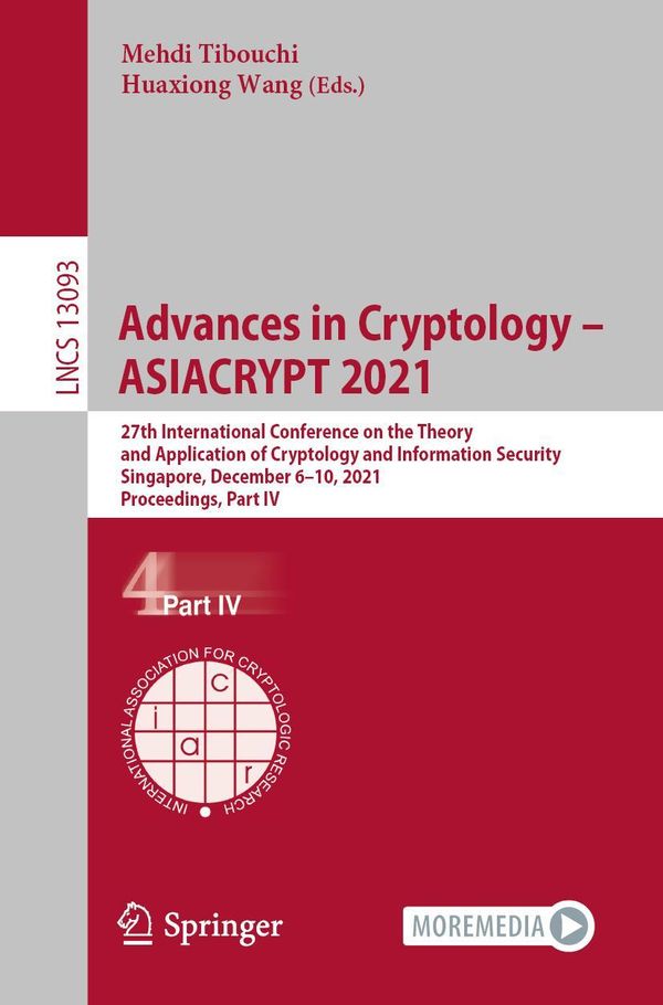 Advances in Cryptology - ASIACRYPT 2021 (Buch)
