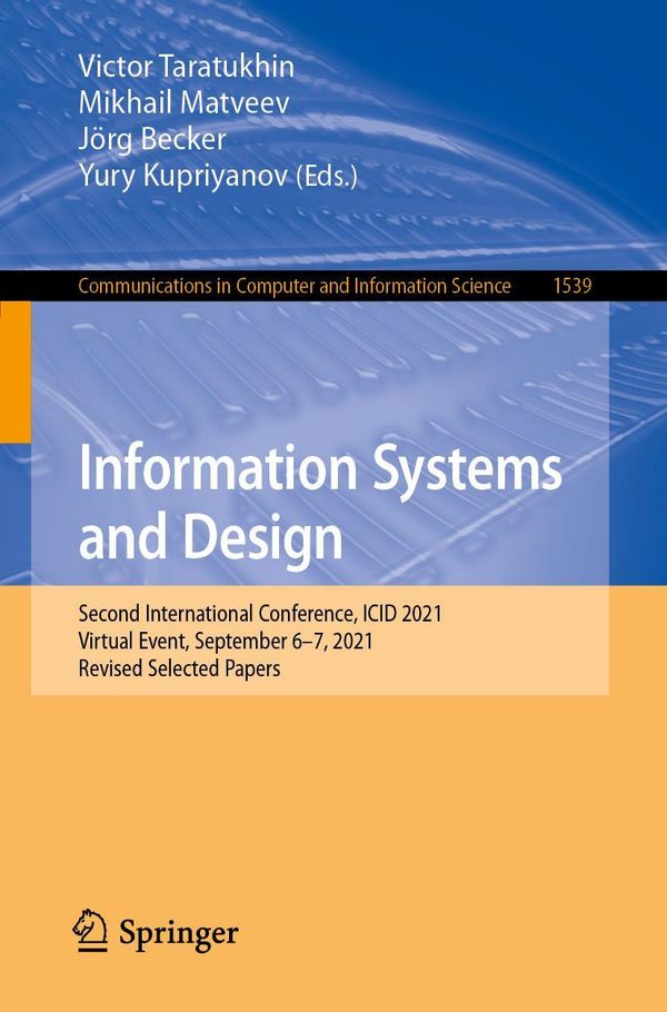 Information Systems and Design (Buch)