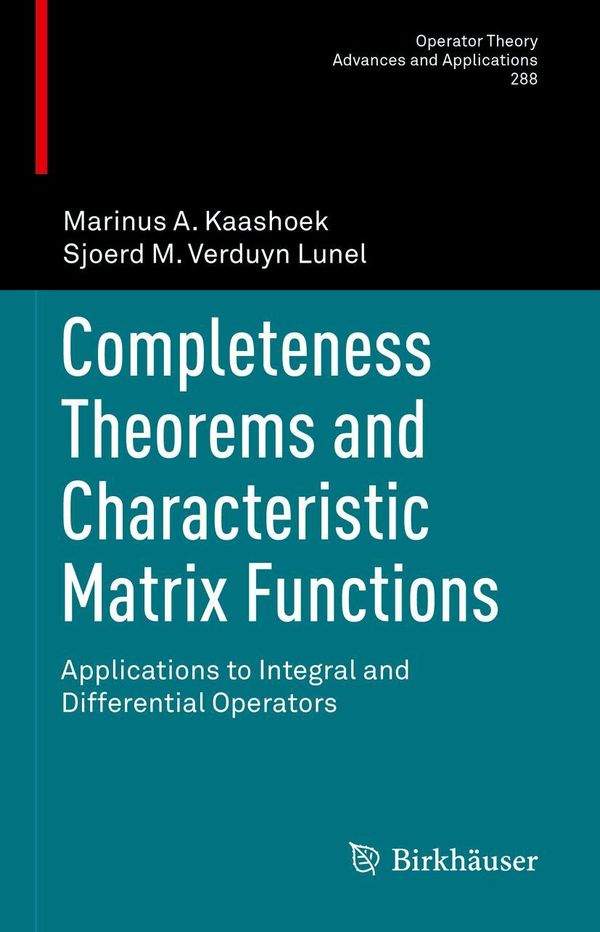 Completeness Theorems and Characteristic Matrix Functions (Buch)