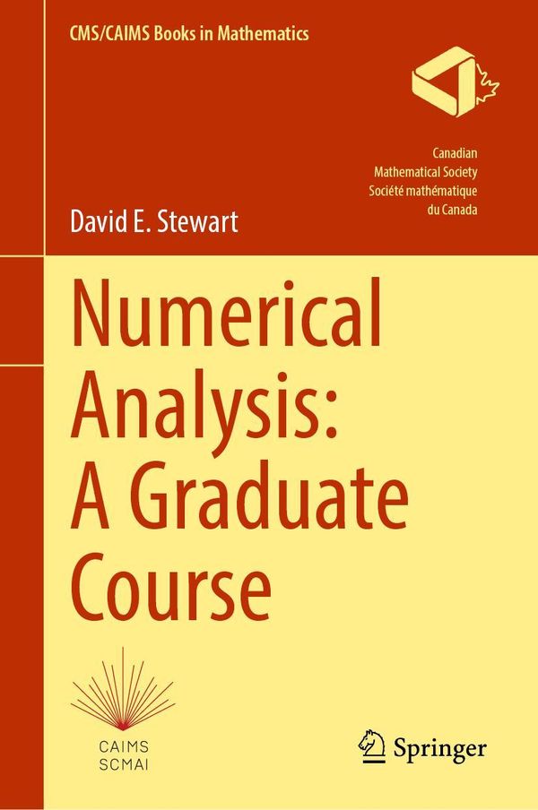 Numerical Analysis: A Graduate Course - David E. Stewart (Buch)