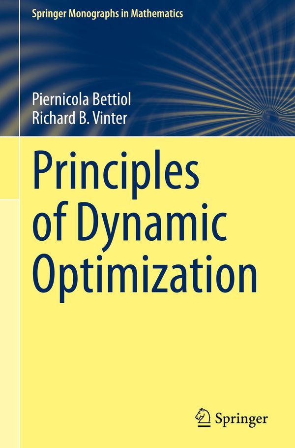 Principles of Dynamic Optimization - Piernicola Bettiol (Buch)