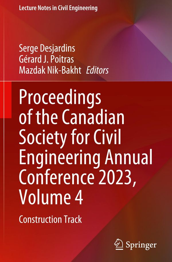 Proceedings of the Canadian Society for Civil Engineering Annual Conference 2023, Volume 4