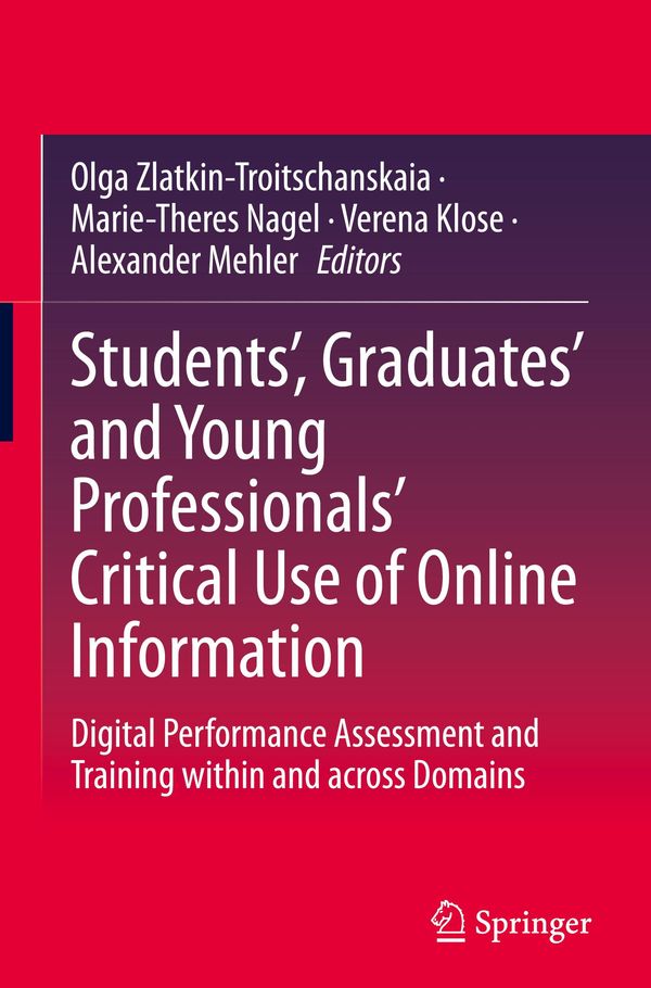 Students, Graduates and Young Professionals Critical Use of Online Information