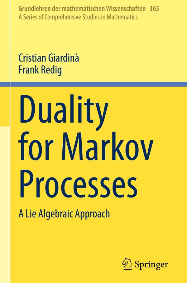 Duality for Markov Processes - Cristian Giardinà (Buch)