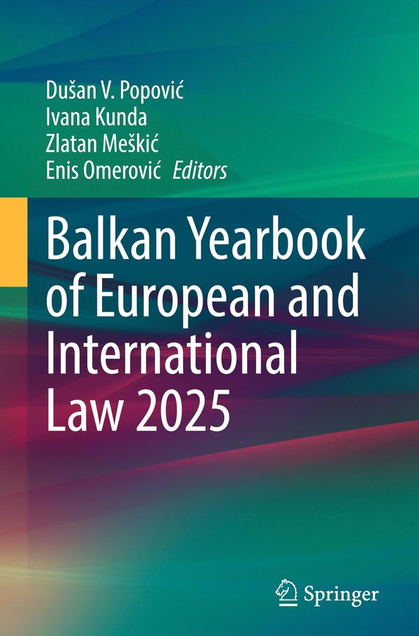 Balkan Yearbook of European and International Law 2025