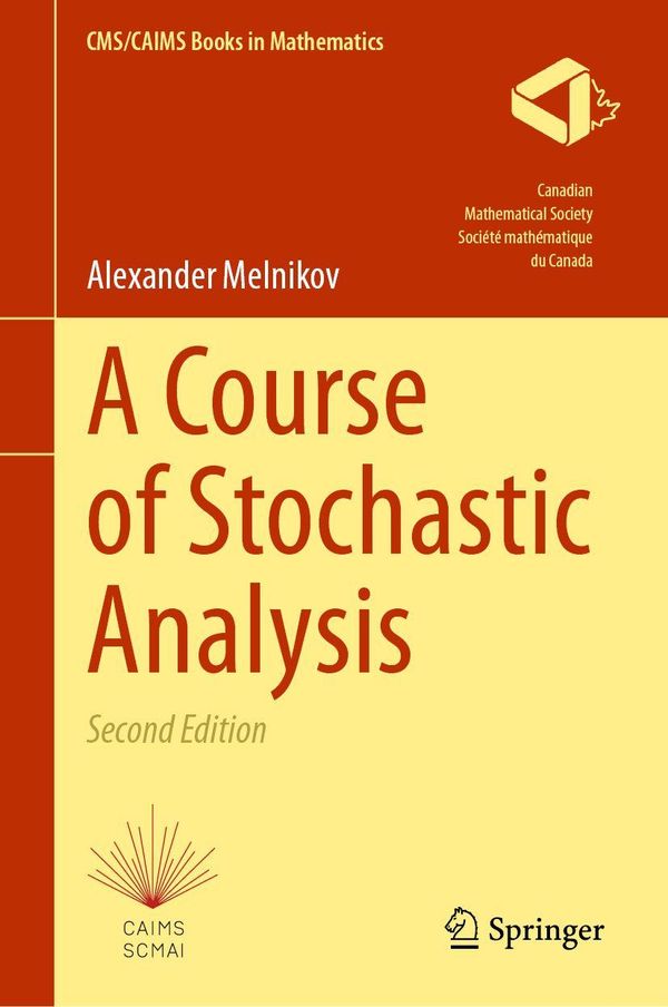 A Course of Stochastic Analysis - Alexander Melnikov (Buch)