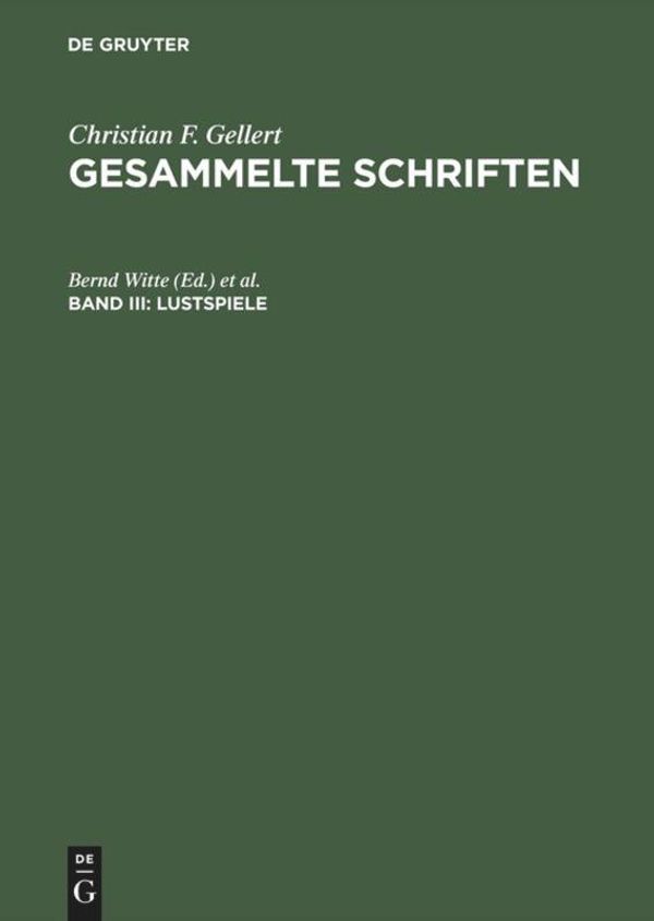 Lustspiele (Buch)
