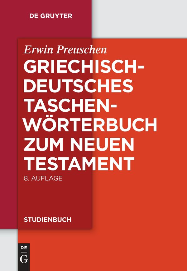 Griechisch - deutsches Taschenwörterbuch zum Neuen Testament (Buch)