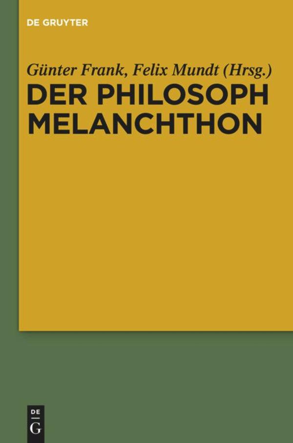 Der Philosoph Melanchthon (Buch)
