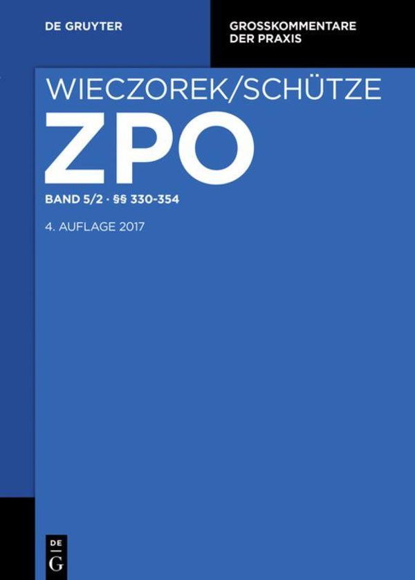§§ 330-354 (Buch)