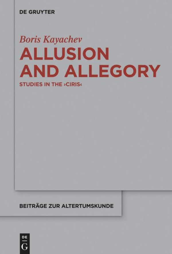 Allusion and Allegory - Boris Kayachev (Buch)