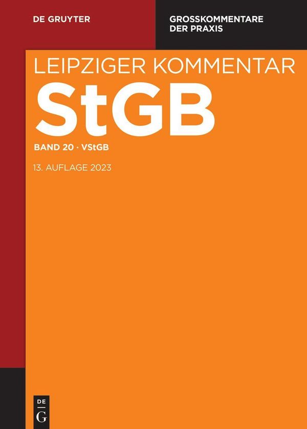 Strafgesetzbuch. Leipziger Kommentar / Völkerstrafgesetzbuch (Buch)