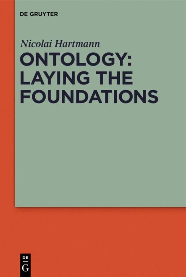 Ontology: Laying the Foundations - Nicolai Hartmann (Buch)