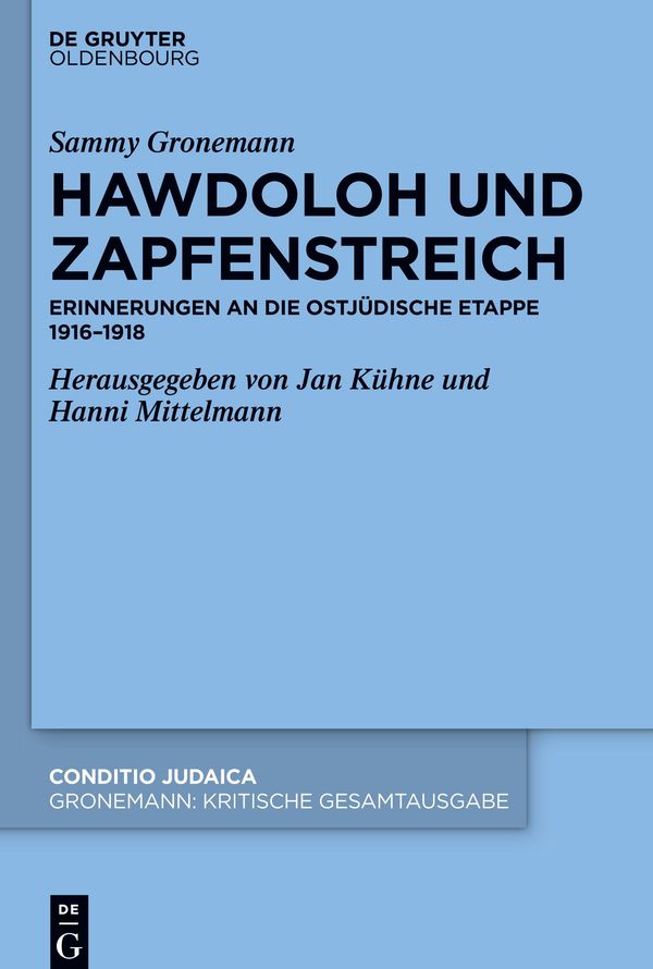 Kritische Gesamtausgabe, Hawdoloh und Zapfenstreich (Buch)