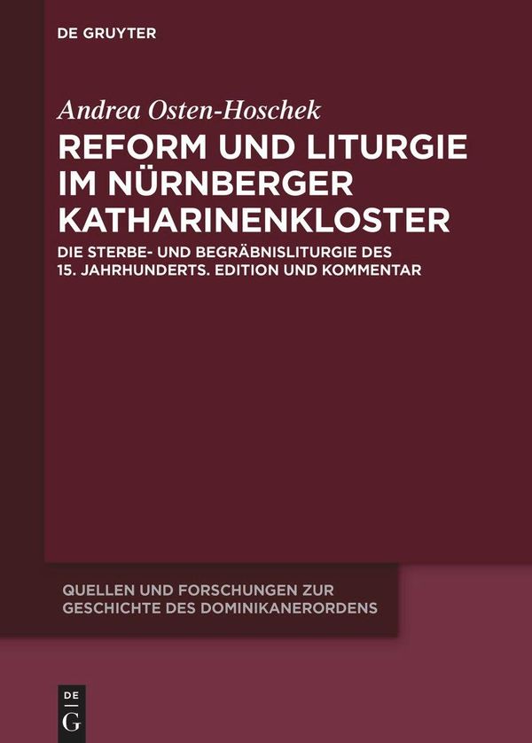 Reform und Liturgie im Nürnberger Katharinenkloster (Buch)