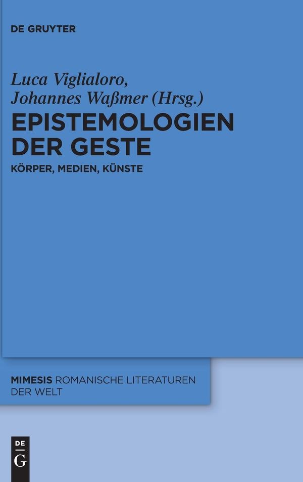 Epistemologien der Geste (Buch)