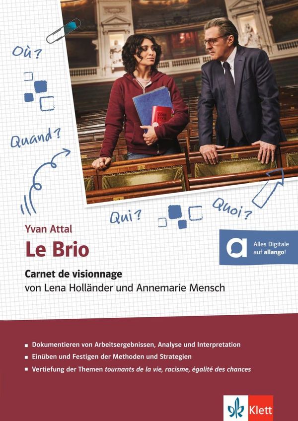 Le Brio. Filmtagebuch für Schülerinnen und Schüler (Buch)