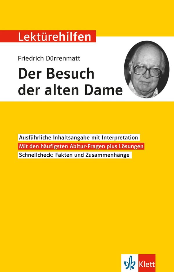 Lektürehilfen Friedrich Dürrenmatt "Der Besuch der alten Dame" (Buch)