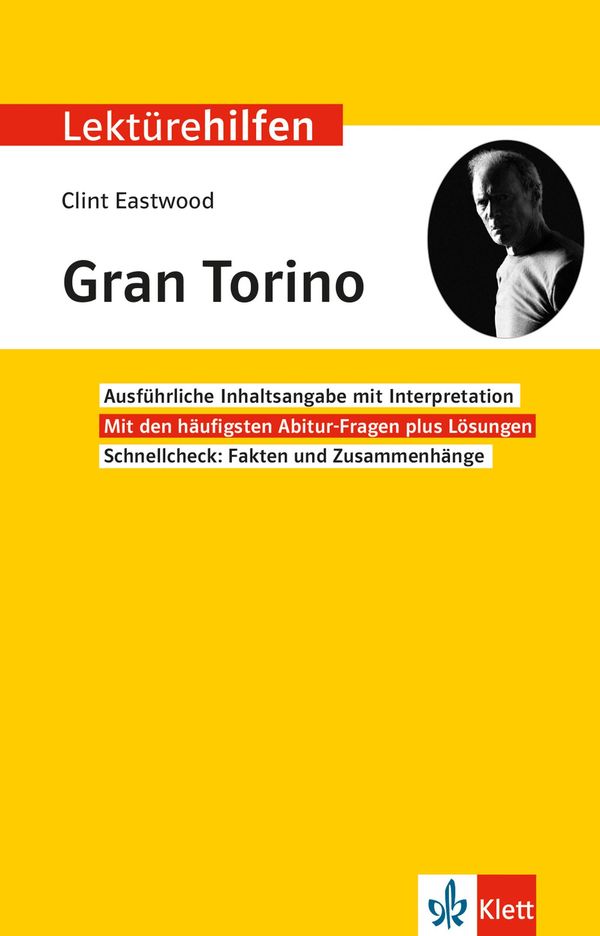 Lektürehilfen Clint Eastwood "Gran Torino" (Buch)