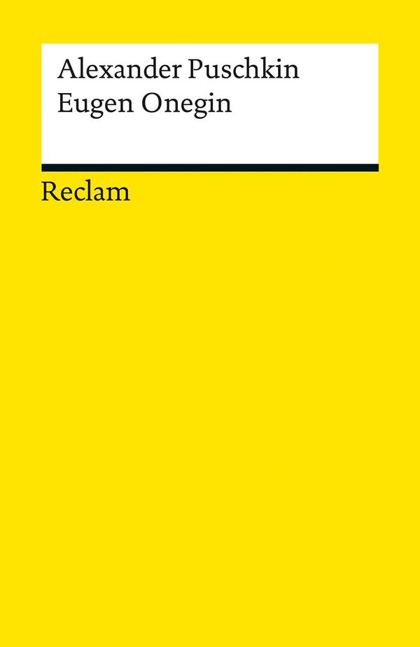 Eugen Onegin - Alexander S. Puschkin (Buch)
