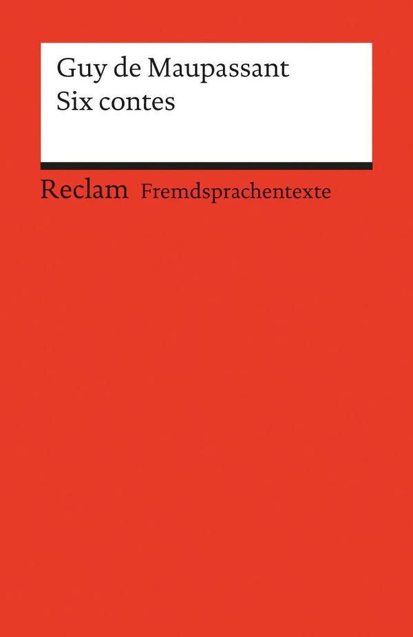 Six contes - Guy de Maupassant (Buch)