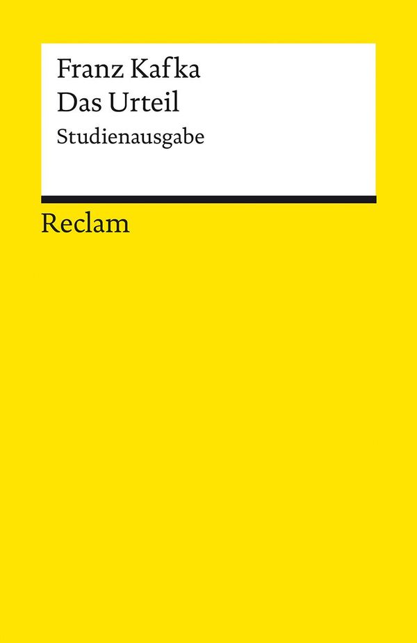 Das Urteil. Studienausgabe - Franz Kafka (Buch)