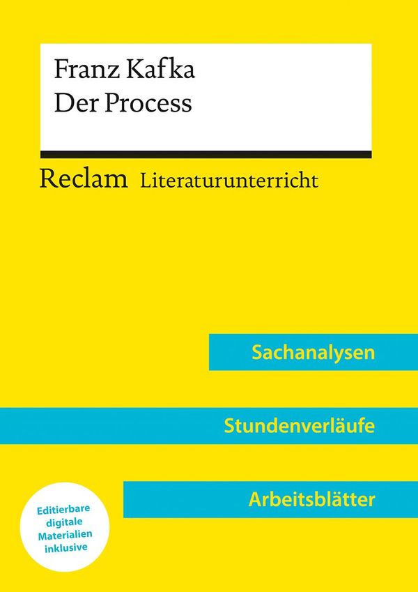 Franz Kafka: Der Process (Lehrerband) | Mit Downloadpaket (Unterric...