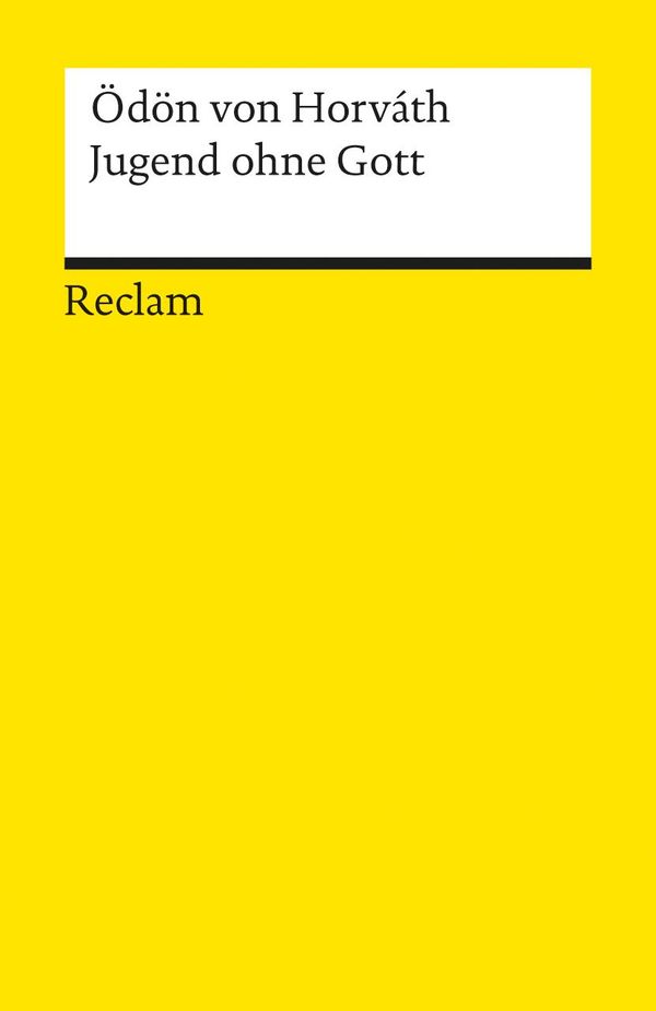 Jugend ohne Gott - Ödön von Horváth (Buch)