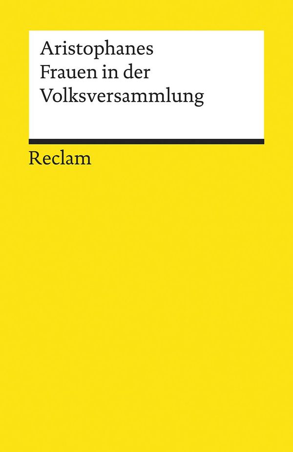 Frauen in der Volksversammlung - Aristophanes (Buch)