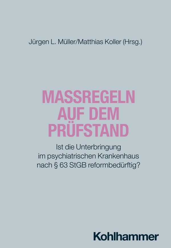 Maßregeln auf dem Prüfstand (Buch)