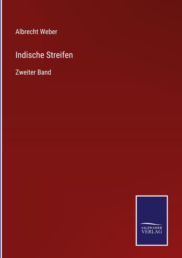Indische Streifen - Albrecht Weber (Buch)