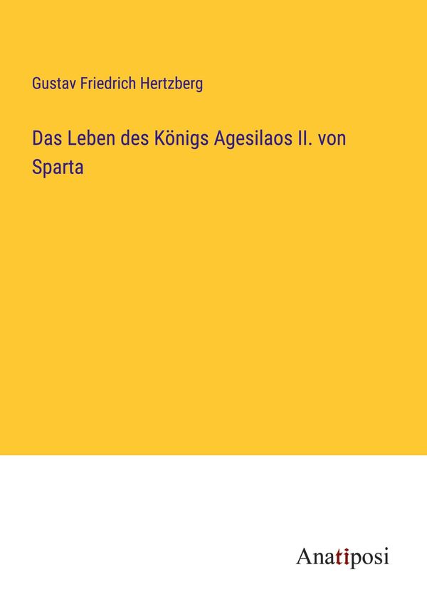Das Leben des Königs Agesilaos II. von Sparta (Buch)