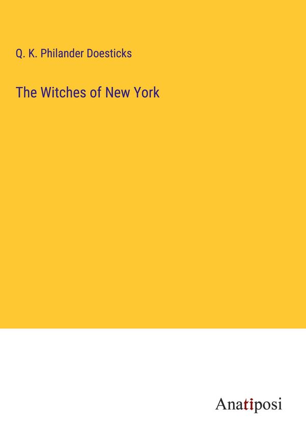 The Witches of New York - Q. K. Philander Doesticks (Buch)