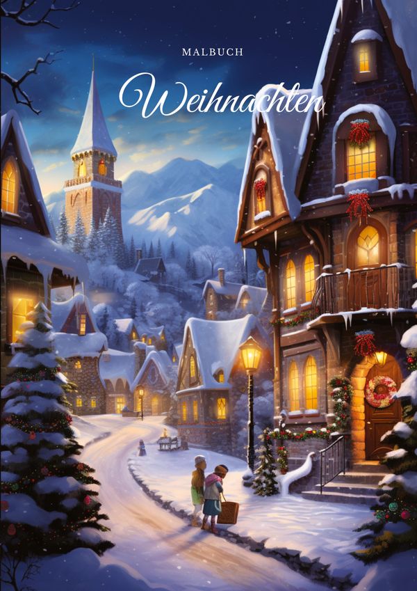 Malbuch Weihnachten - Diana Kluge (Buch)