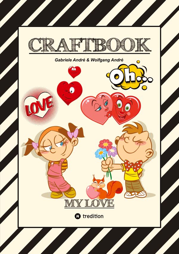 Craftbook - Valentinstag - Herzen - Liebe Motive - Lovebox - Rätsel...