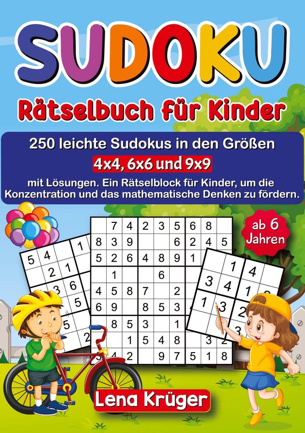 Sudoku Rätselbuch für Kinder ab 6 Jahren - Lena Krüger (Buch)