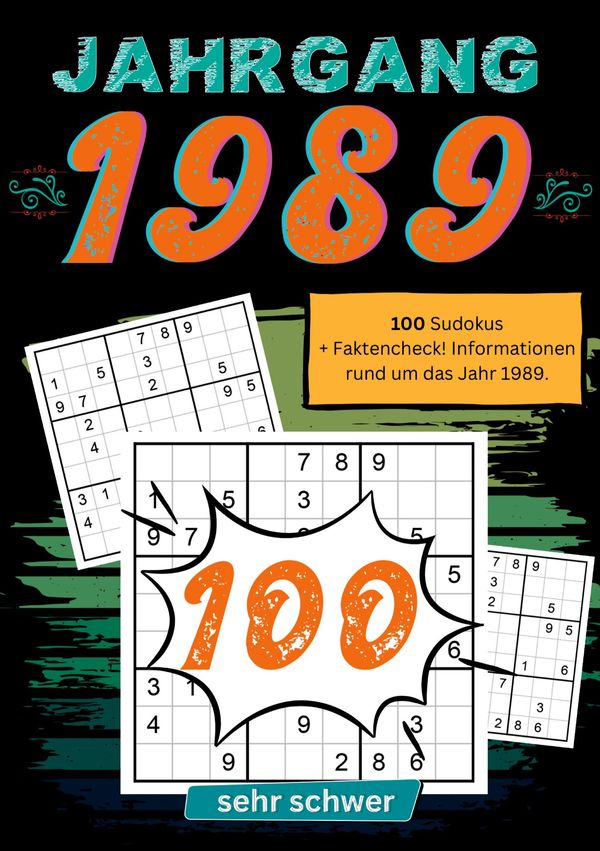 1989- Rätselspaß und Zeitreise - Sudoku Jahrbücher (Buch)
