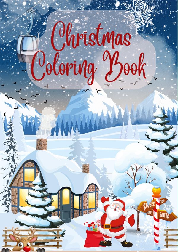 Christmas Coloring Book -- Colorful Christmas Cheer - A Festive Col...