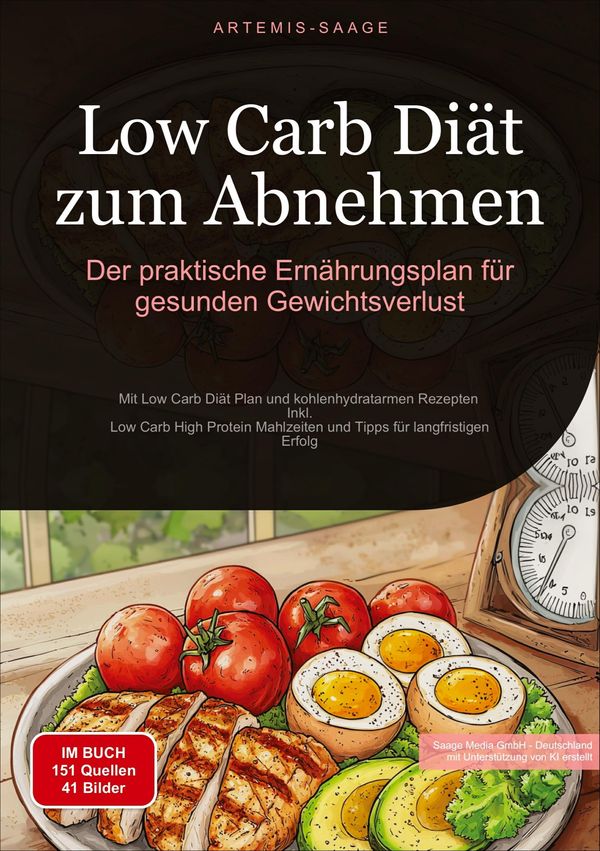 Low Carb Diät zum Abnehmen: Der praktische Ernährungsplan für gesun...