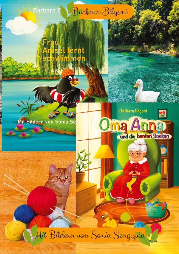 Doppelband: Frau Amsel lernt schwimmen + Oma Anna und die bunten So...