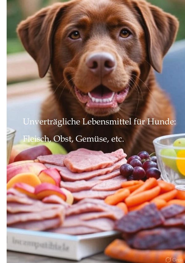 Unverträgliche Lebensmittel für Hunde: - Dave Red (Buch)