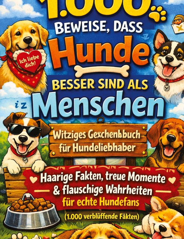 1.000 Beweise, dass Hunde besser sind als Menschen (Buch)
